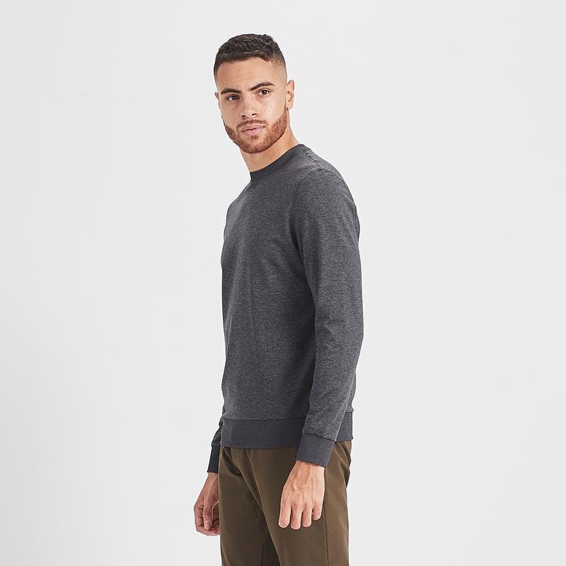 Men's Ponto Performance Crew - Charcoal Heather - Image 3