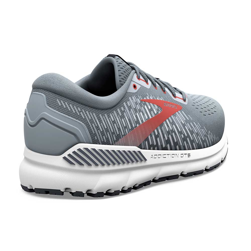 Men's Addiction GTS 15 Running Shoe  - Grey/Ebony/Chili Oil - Wide (2E) - Image 4