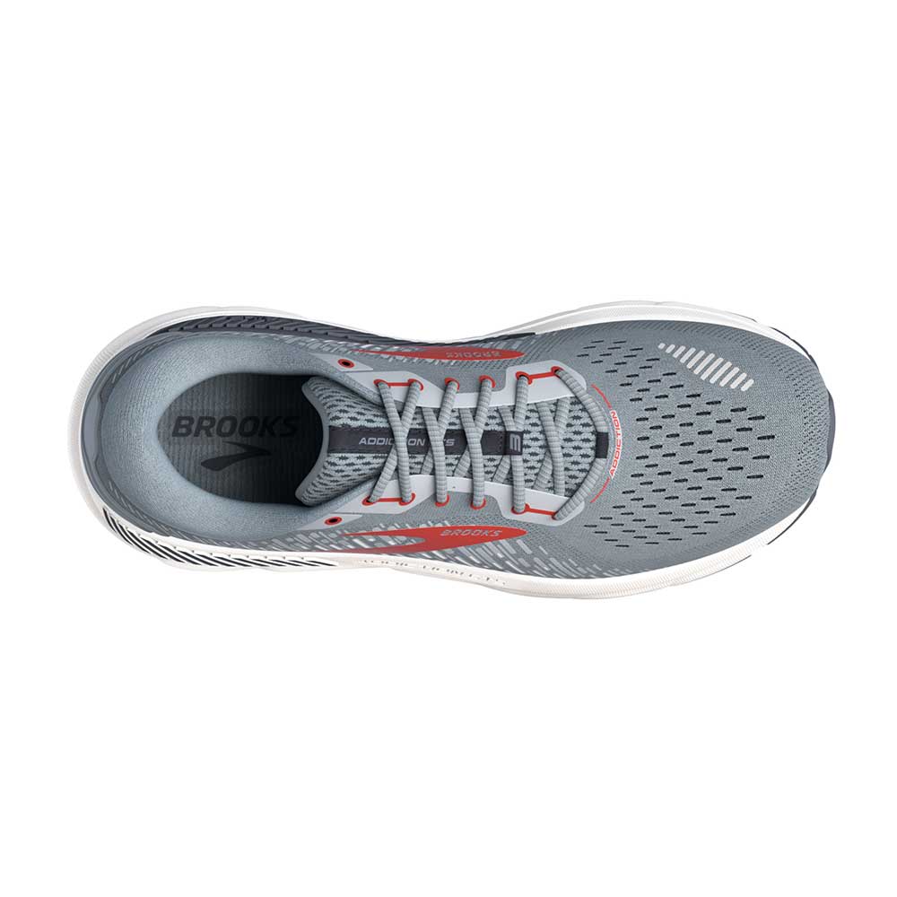 Men's Addiction GTS 15 Running Shoe  - Grey/Ebony/Chili Oil - Extra Wide (4E) - Image 5