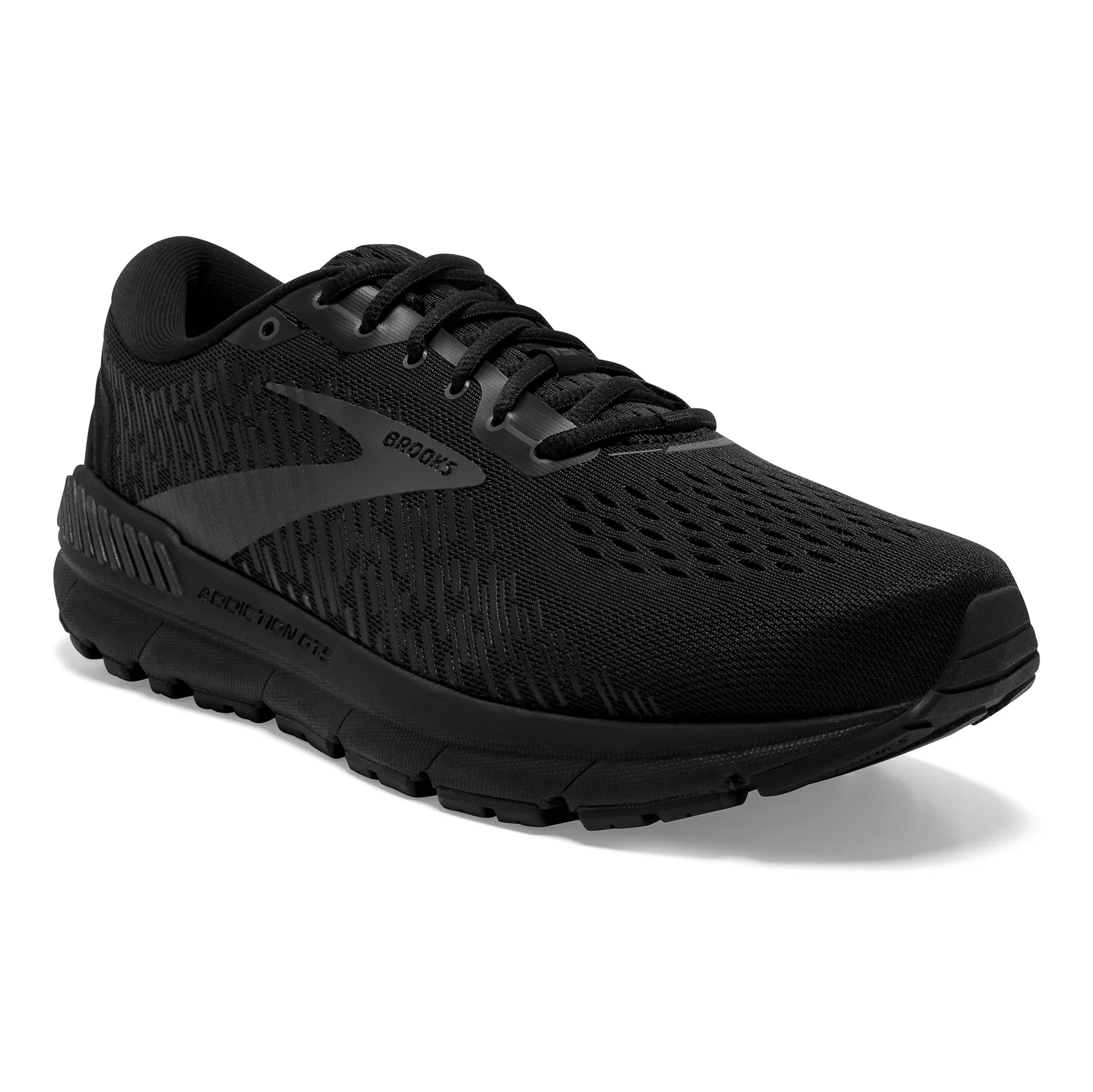 Men's Addiction GTS 15 Running Shoe - Black/Black/Ebony - Regular (D) - Image 3
