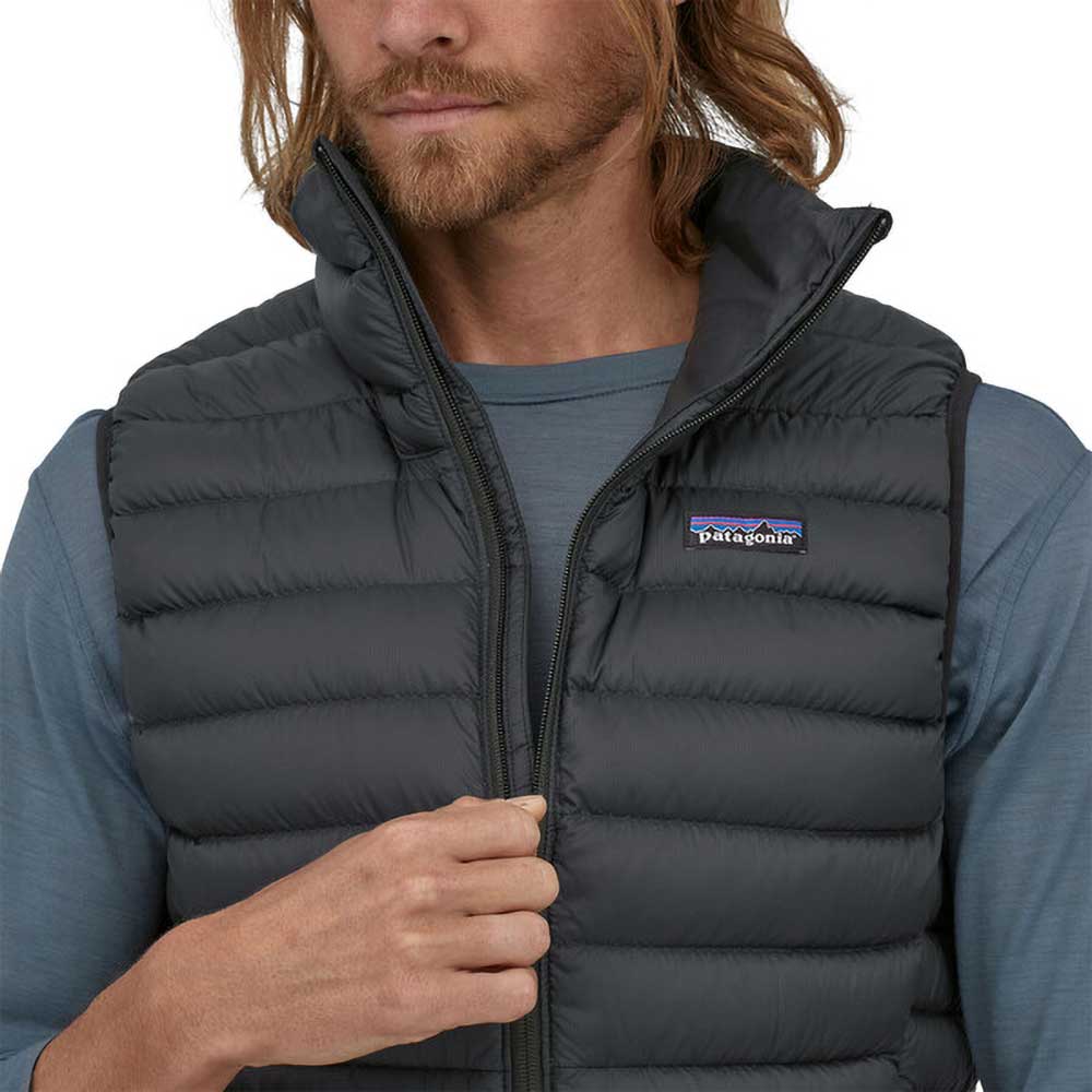 Men's Down Sweater Vest - Black - Image 5