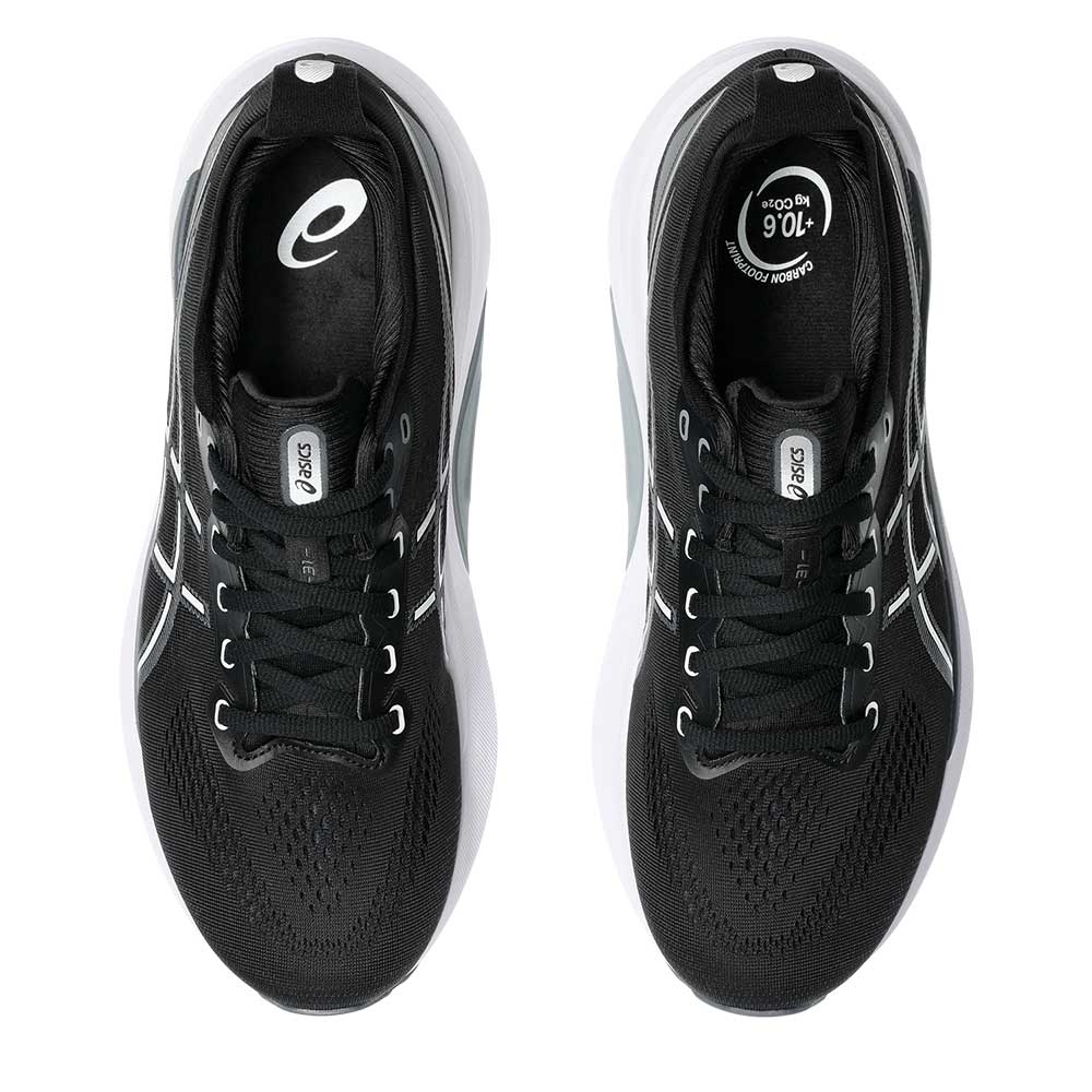 Men's Gel-Kayano 31 Running Shoe - Black/White - Regular (D) - Image 6