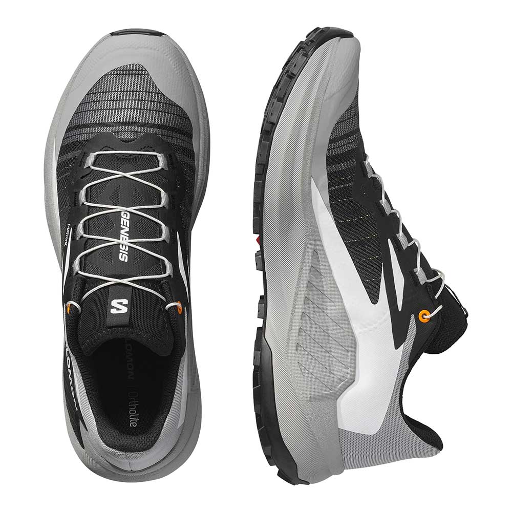 Men's Genesis Trail Running Shoe - Alloy/Black/Turmeric - Regular (D) - Image 3