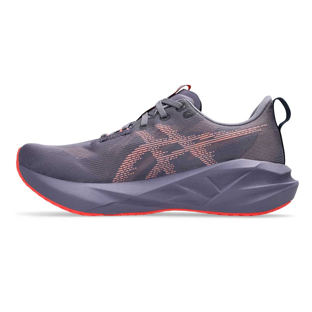 Men's Novablast 5 Running Shoe - Greyish Purple/Coral Reef - Regular (D) - Image 3