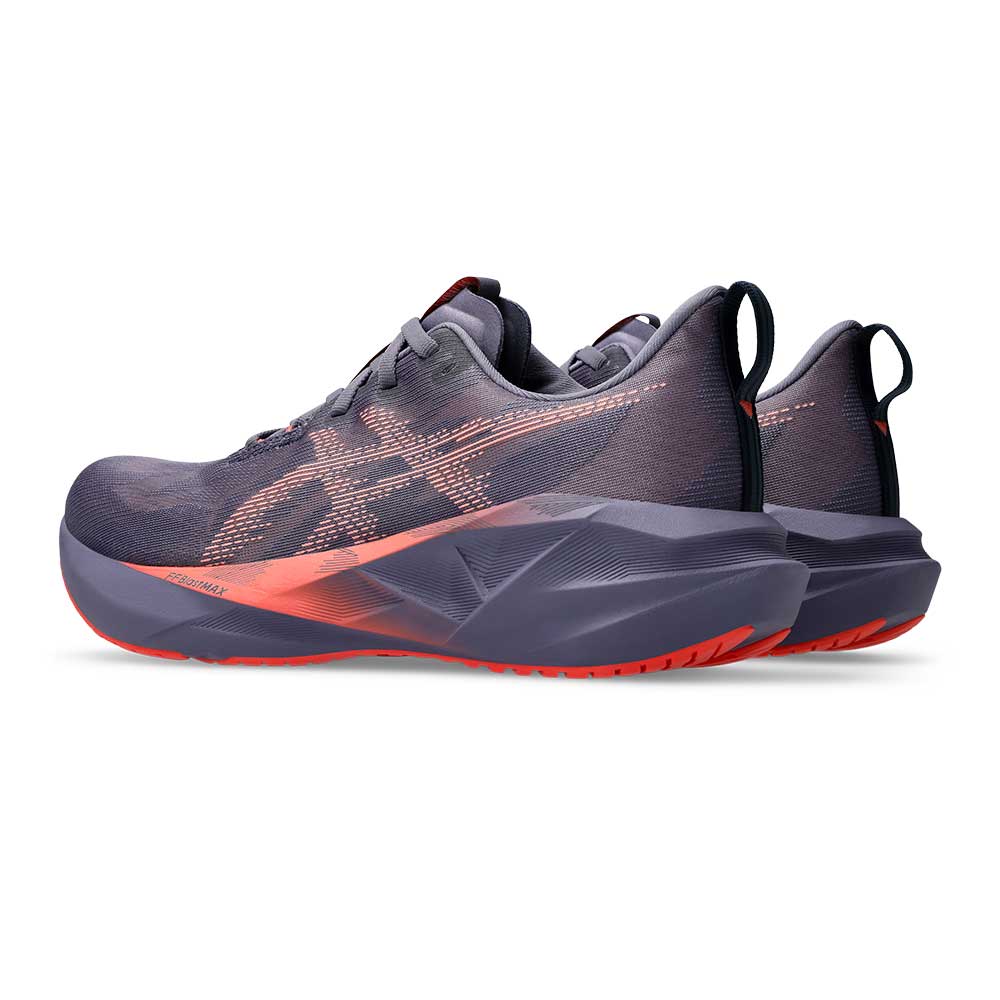 Men's Novablast 5 Running Shoe - Greyish Purple/Coral Reef - Regular (D) - Image 4