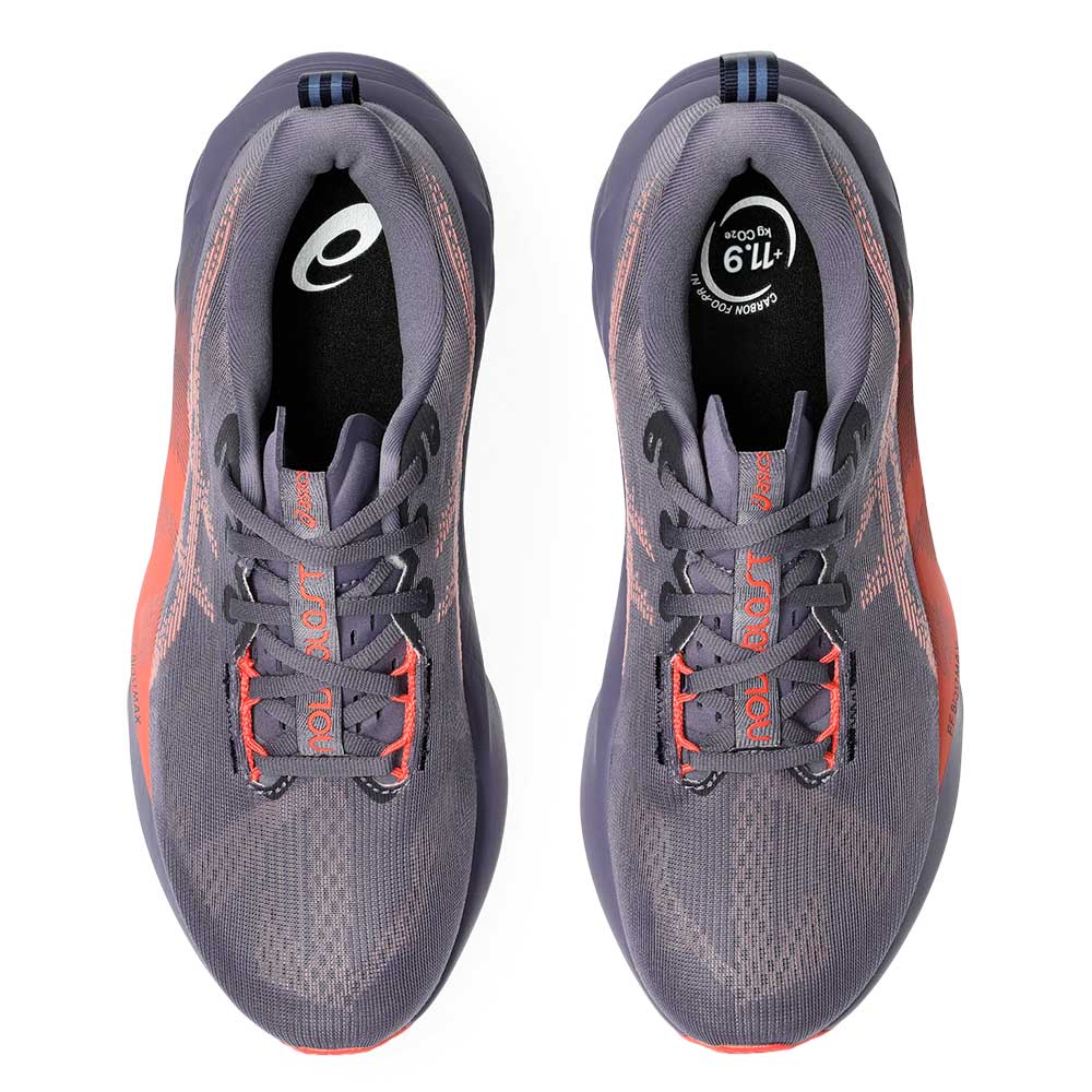 Men's Novablast 5 Running Shoe - Greyish Purple/Coral Reef - Regular (D) - Image 6
