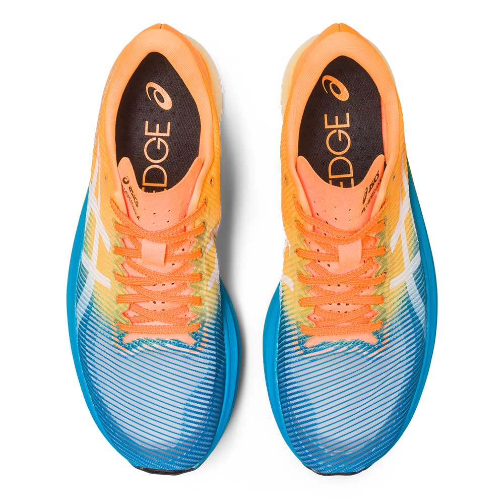 All Gender Metaspeed Sky+ Running Shoe- Orange Pop/Island Blue- Regular (D) - Image 5