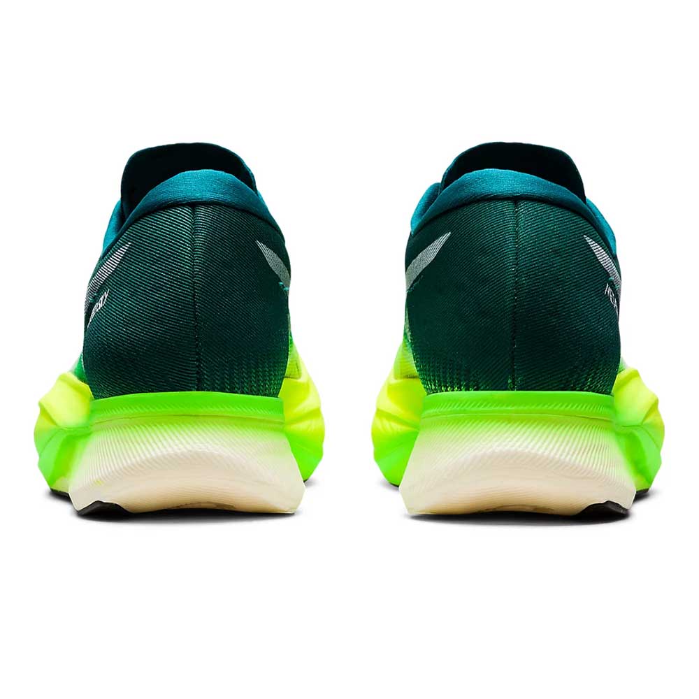 Men's Metaspeed Sky+ Running Shoe- Velvet Pine/Safety Yellow- Regular (D) - Image 6