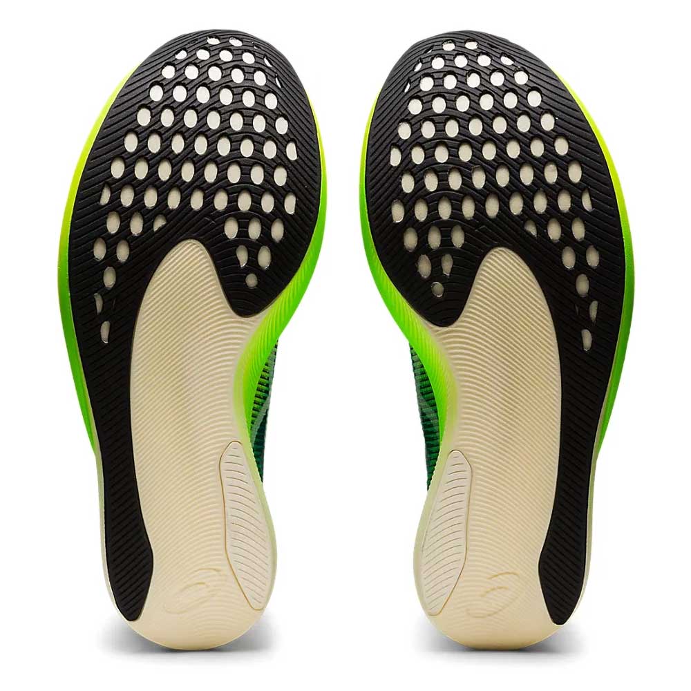 Men's Metaspeed Sky+ Running Shoe- Velvet Pine/Safety Yellow- Regular (D) - Image 7