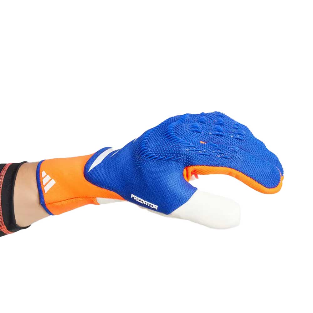 Predator GL Pro Fingersave Goalkeeper Glove - Lucid Blue/Solar Red/White - Image 4