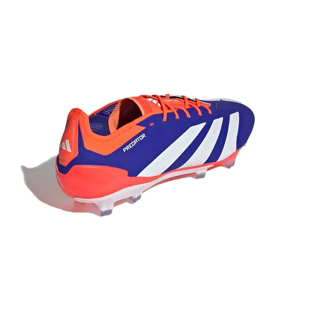 Men's Predator Elite FG Soccer Cleats - Lucid Blue/Cloud White/Solar Red - Regular (D) - Image 3