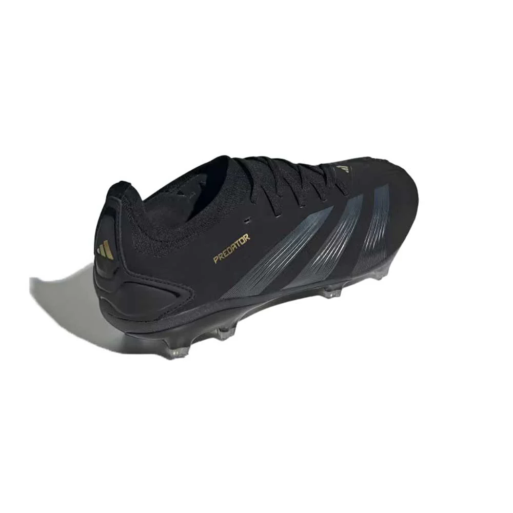 Predator Pro FG Soccer Cleats - Core Black/Carbon/Gold Metallic - Regular (D) - Image 3