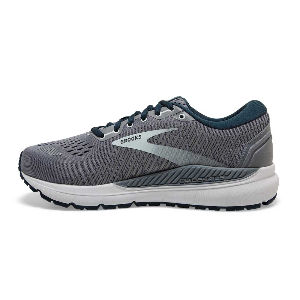 Women's Addiction GTS 15 Running Shoe- Grey/Navy/Aqua- Narrow (2A) - Image 5