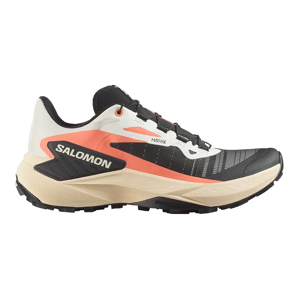 Women's Genesis Trail Running Shoe- Fusion Coral/Tender Peach/Black - Regular (B) - Image 3