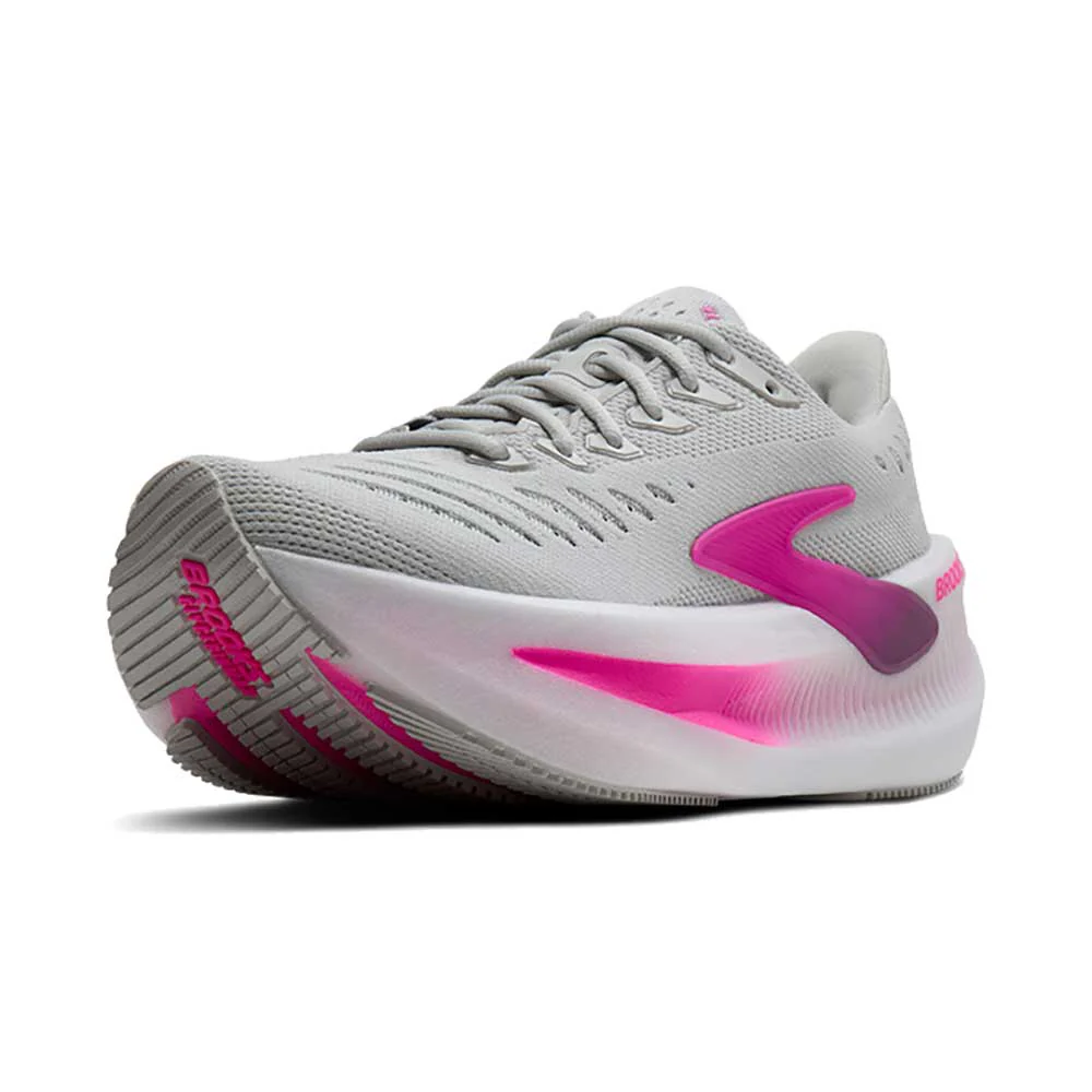 Women's Glycerin Max 2 Running Shoe - Oyster/Argyle/Cyber Pink - Regular (B) - Image 3