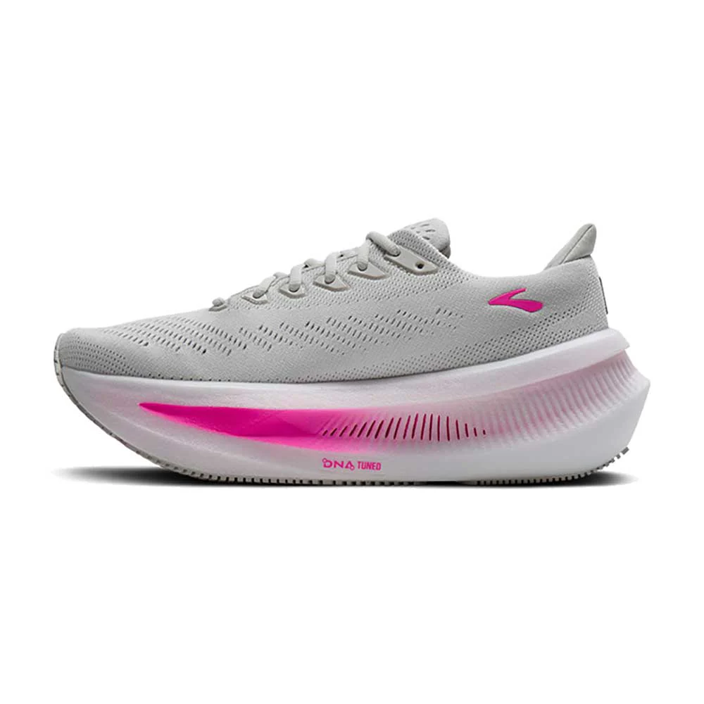 Women's Glycerin Max 2 Running Shoe - Oyster/Argyle/Cyber Pink - Regular (B) - Image 4