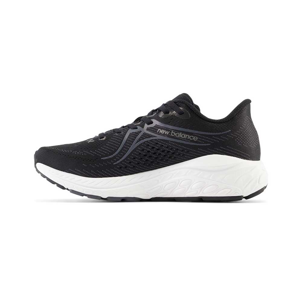 Youth Big Kids' Fresh Foam X 860v13 Running Shoe - Black/White - Wide (W) - Image 3