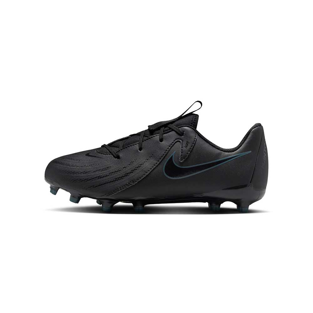 Youth JR Phantom GX II Academy FG/MG Soccer Cleat - Black/Black-Deep Jungle - Regular (M) - Image 3
