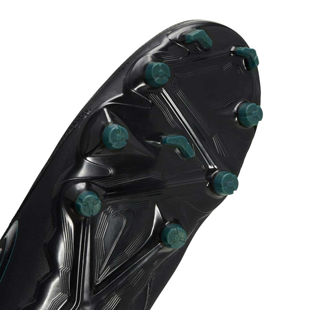 Youth JR Phantom GX II Academy FG/MG Soccer Cleat - Black/Black-Deep Jungle - Regular (M) - Image 5