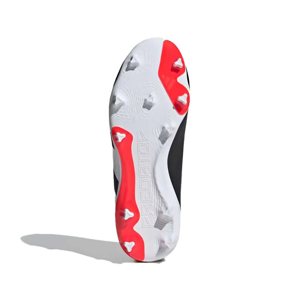Youth Big Kids' Jr Predator League L FG Soccer Shoe - Core Black / Cloud White / Solar Red - Regular (M) - Image 7