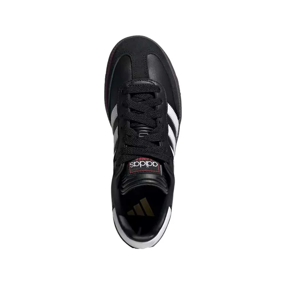 Youth Jr Samba Indoor Soccer Shoe - Black/White - Regular (D) - Image 5