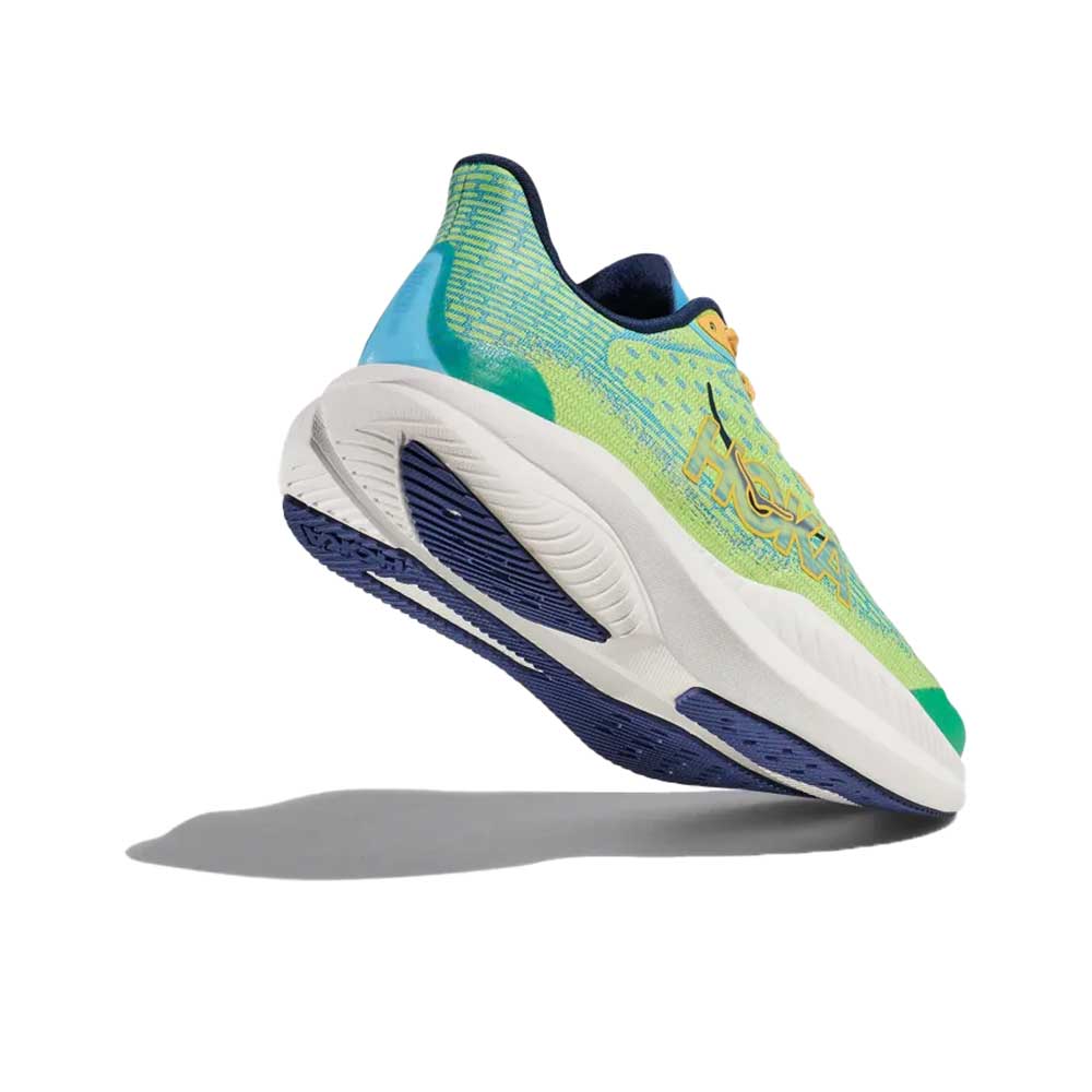 Youth Mach 6 Running Shoe - Lettuce/Bellwether Blue - Regular (M) - Image 4